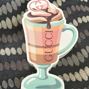 Wood Sign Gucci Coffee Decor